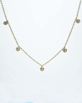 COLLAR HORTENSIA ORO - NIEVE-Collares